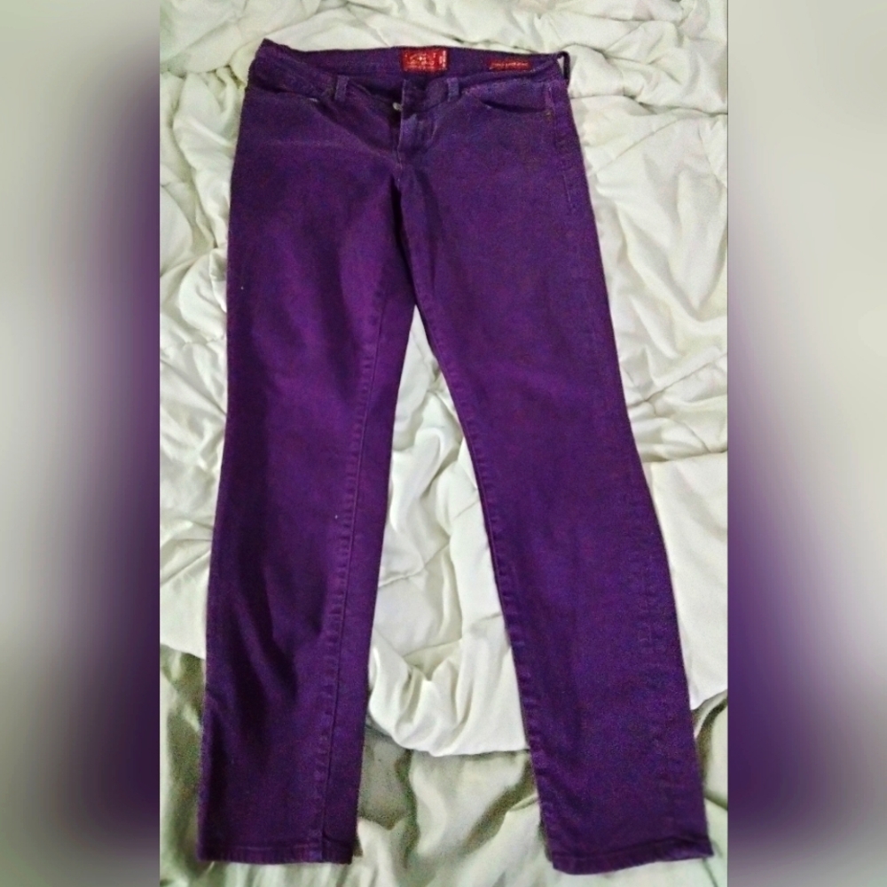 Purple lucky brand jeans